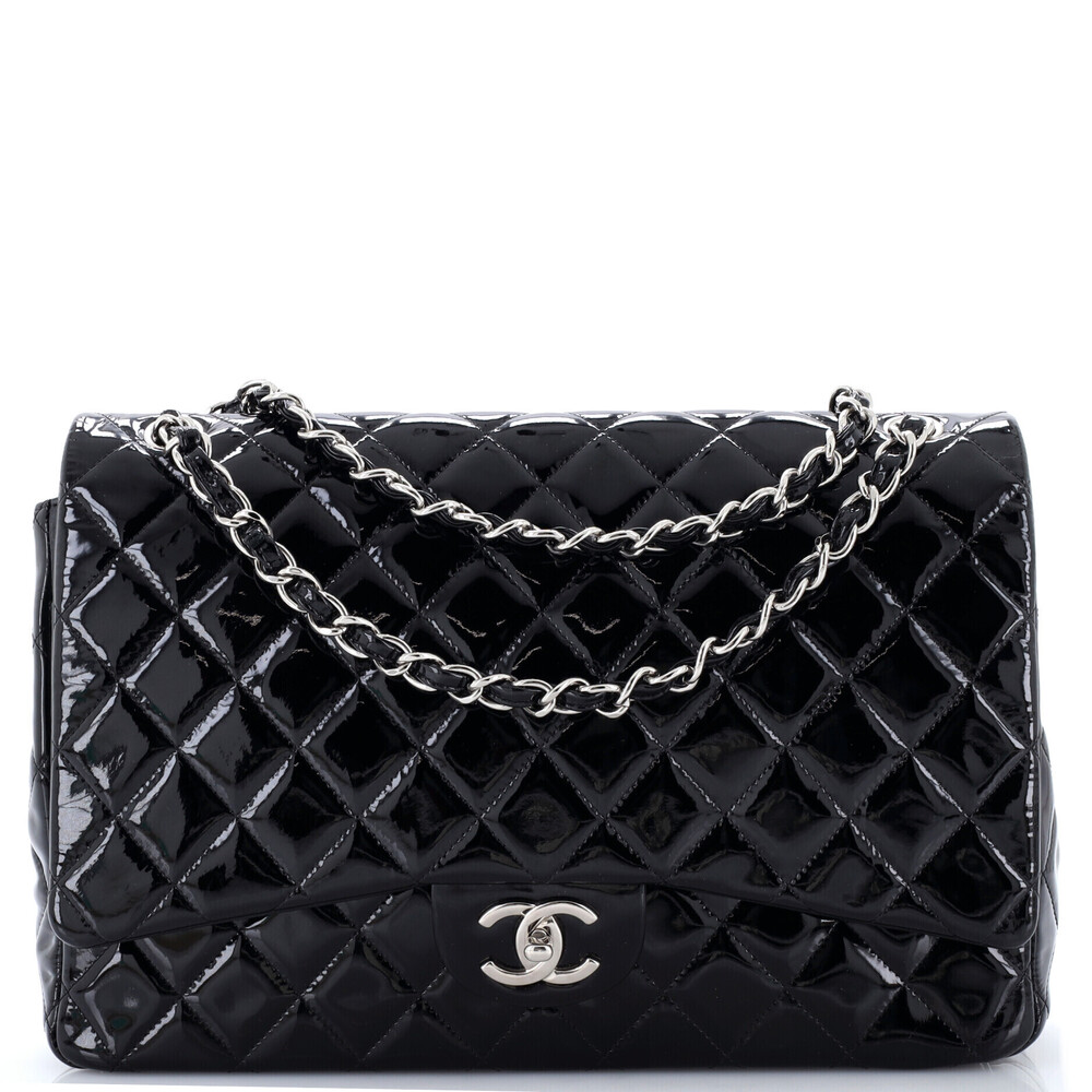 Chanel Jumbo Classic Double Flap Bag Quilted Patent
